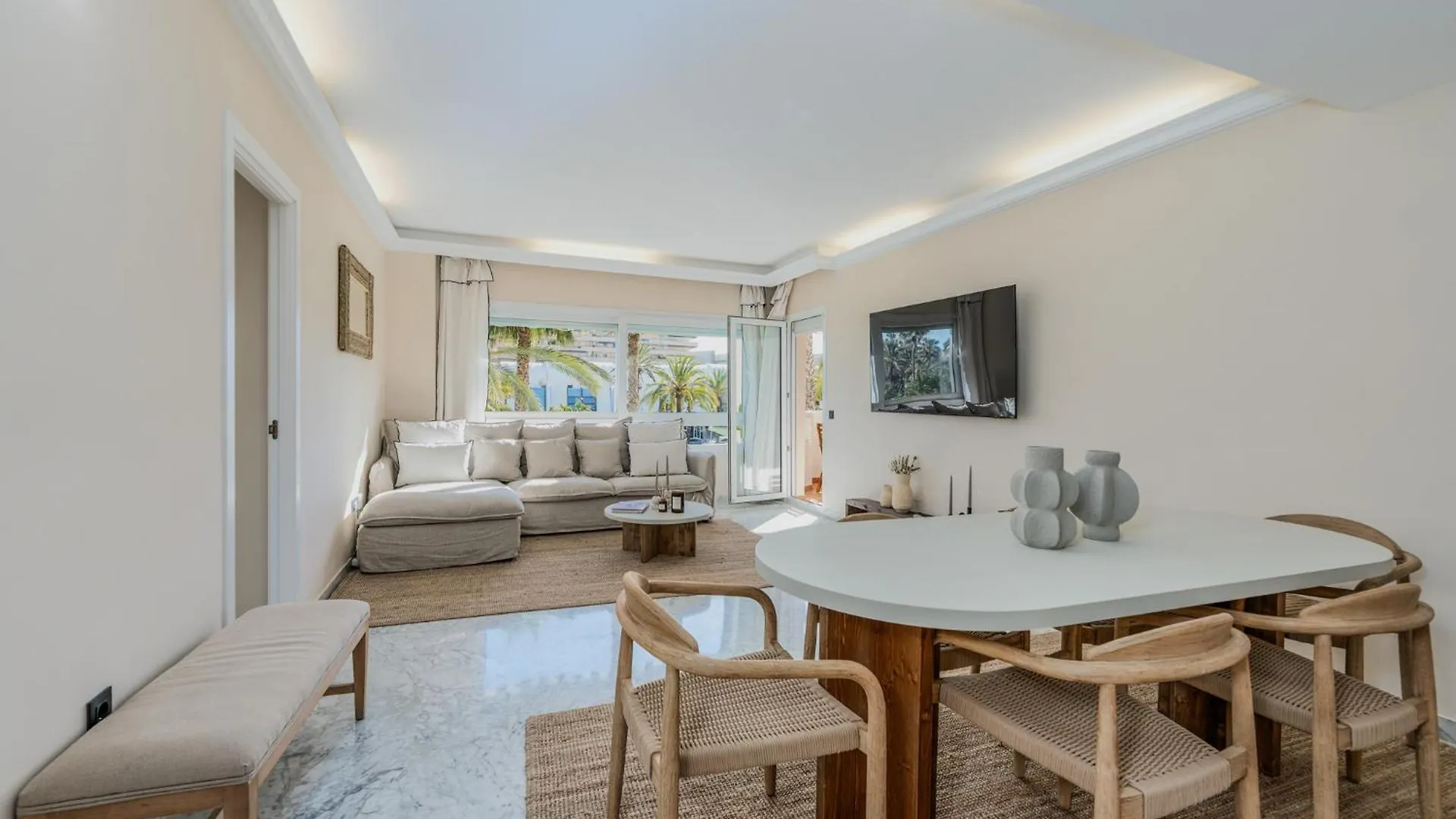 New Renovated Front Line Beach Playa Rocio Puerto Banus Marbella