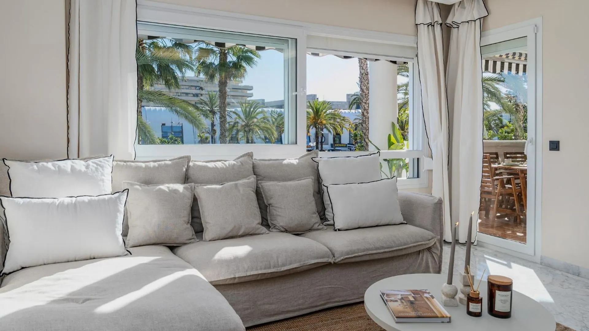 New Renovated Front Line Beach Playa Rocio Puerto Banus Marbella